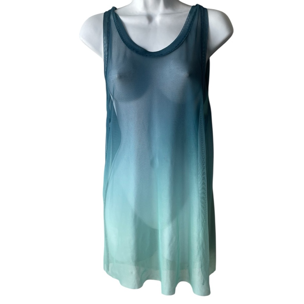 Taylor Blue Sheer Top